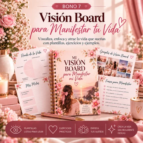 Bono 7: VISIÓN BOARD PARA MANIFESTAR TU VIDA